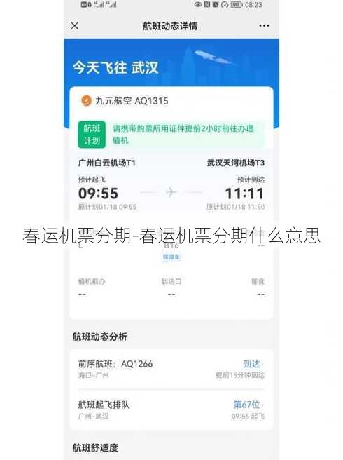 春运机票分期-春运机票分期什么意思