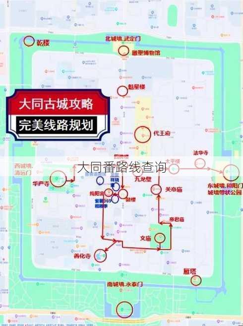 大同番路线查询